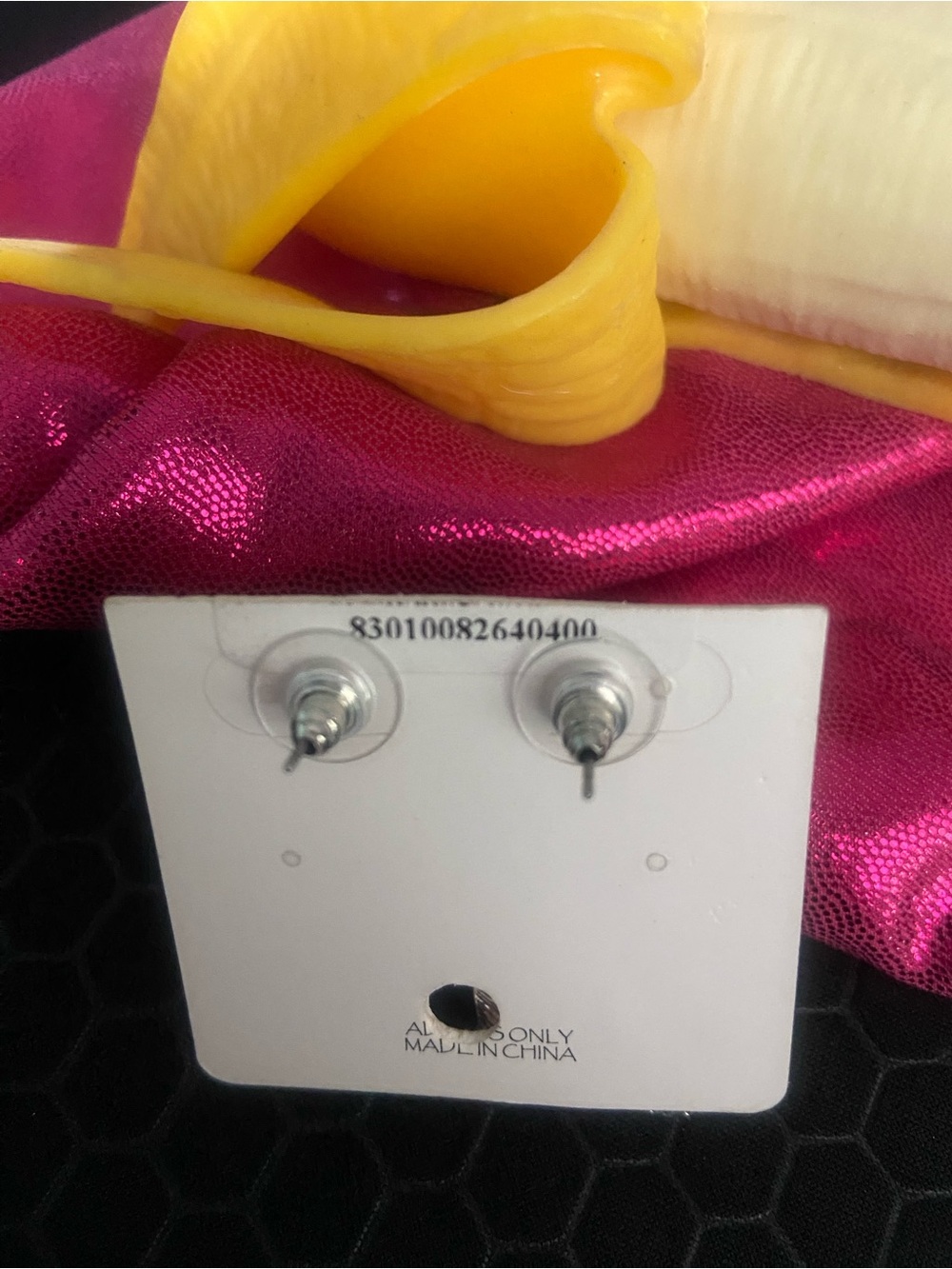 🪩DaVinci Iridescent Crystal Double Hoop Drop Earrings - Multicolor - Picture 3 of 3